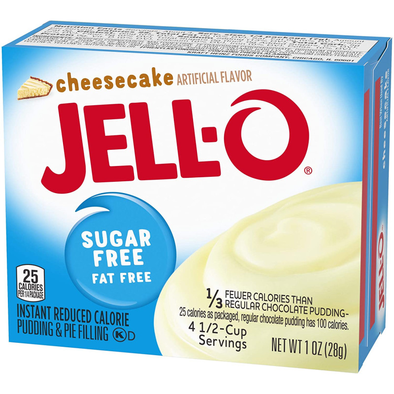 Jell-O Sugar-Free Cheesecake Instant Pudding Mix Jell-O Sugar-Free Cheesecake Instant Pudding Mix