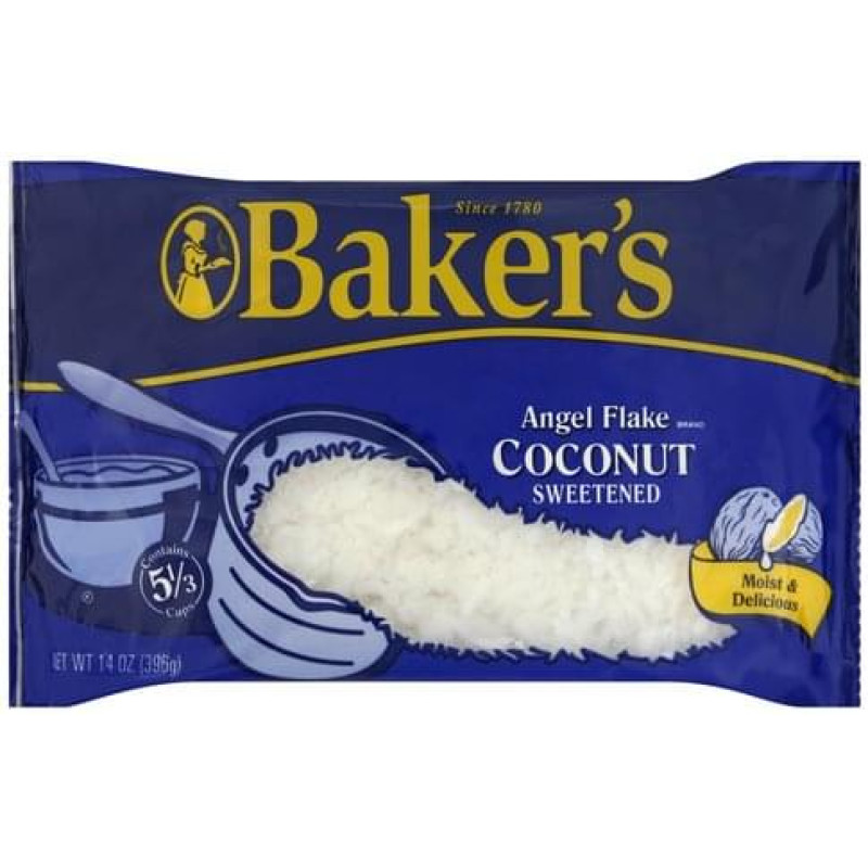 Baker's Coconut - Angel Flake Sweetened Baker's Coconut - Angel Flake Sweetened