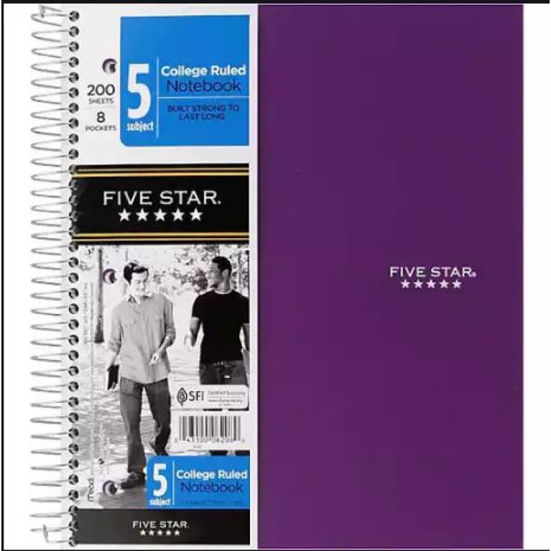 iScholar 3 Subject Wirebound Notebook College Ruled