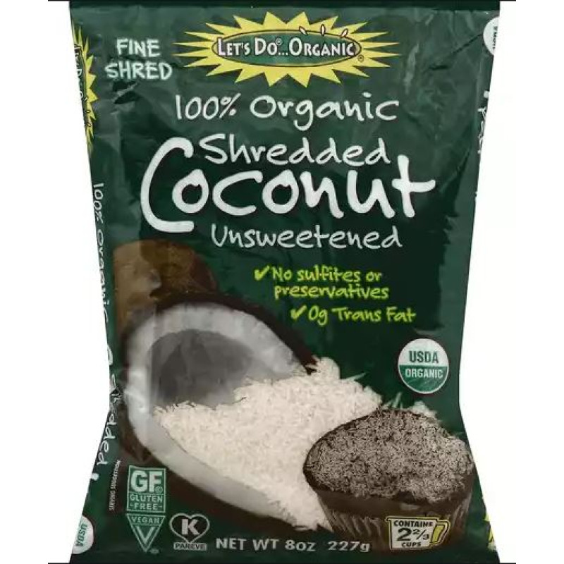 Let's Do Organic Organic Coconut - Unsweetened