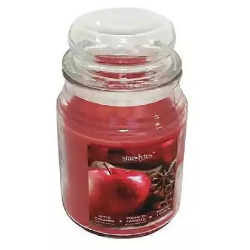 Star Candle Apothecary Jar - Apple Cinnamon