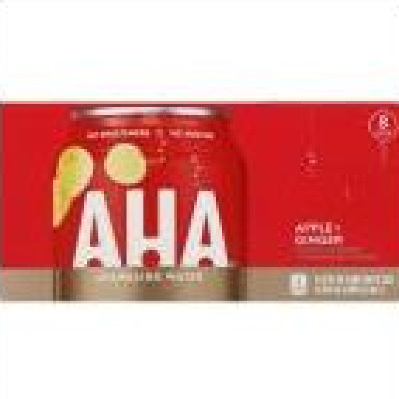 Aha Apple + Ginger Sparkling Water Aha Apple + Ginger Sparkling Water