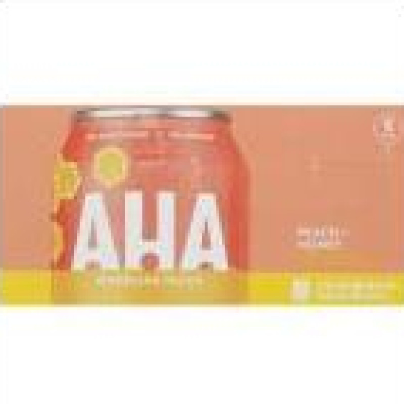 Aha Peach Honey Sparkling Water Aha Peach Honey Sparkling Water