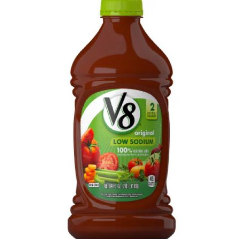 V8Â® 100% Vegetable Juice Low Sodium Original Vegetable Juice-Single Bottle