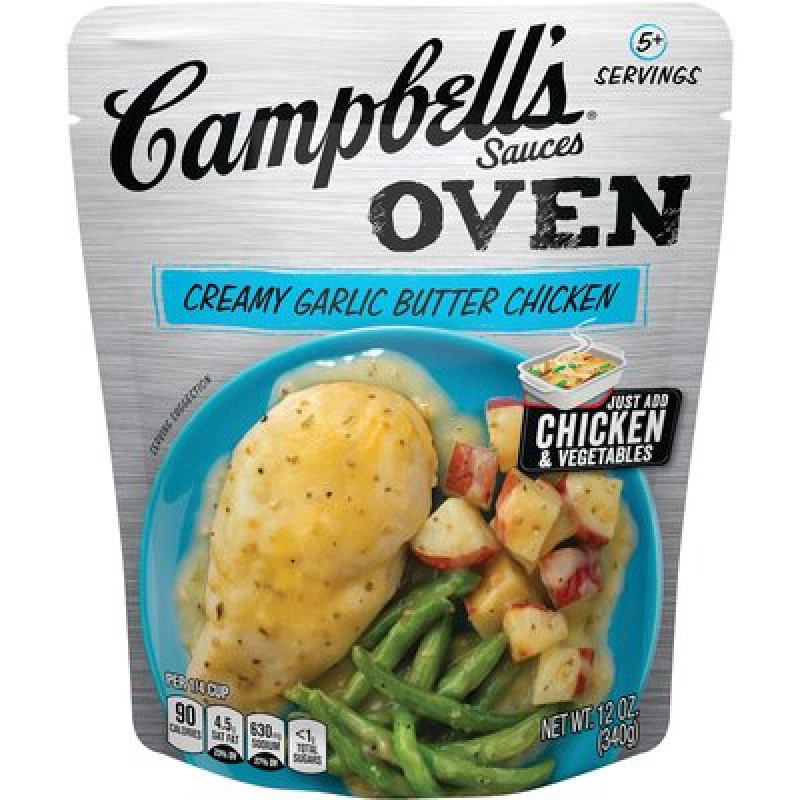Campbell's® Oven Sauces Creamy Garlic Butter Chicken Campbell's® Oven Sauces Creamy Garlic Butter Chicken