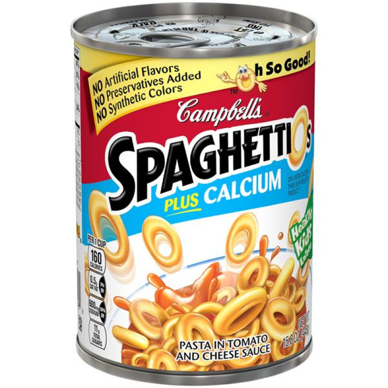 Campbell's® SpaghettiOs® Plus Calcium Campbell's® SpaghettiOs® Plus Calcium