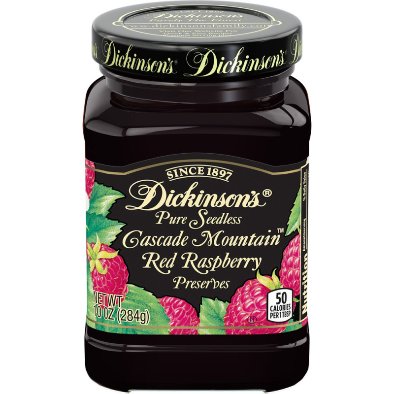 Dickinson's Cascade Mountain - Red Raspberry Preserves Dickinson's Cascade Mountain - Red Raspberry Preserves