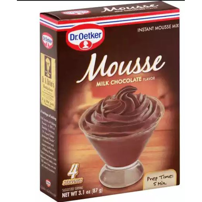 Dr. Oetker Mousse Supreme Premium Mix- Milk Chocolate Dr. Oetker Mousse Supreme Premium Mix- Milk Chocolate