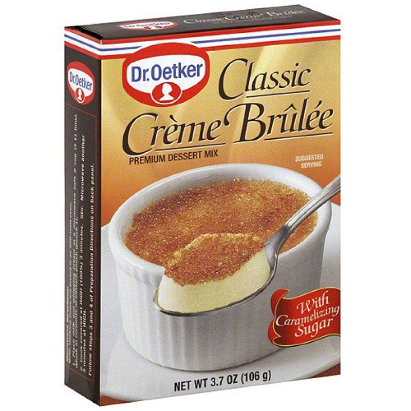 Dr. Oetker Classic Creme Brulee Premium Dessert Mix Dr. Oetker Classic Creme Brulee Premium Dessert Mix