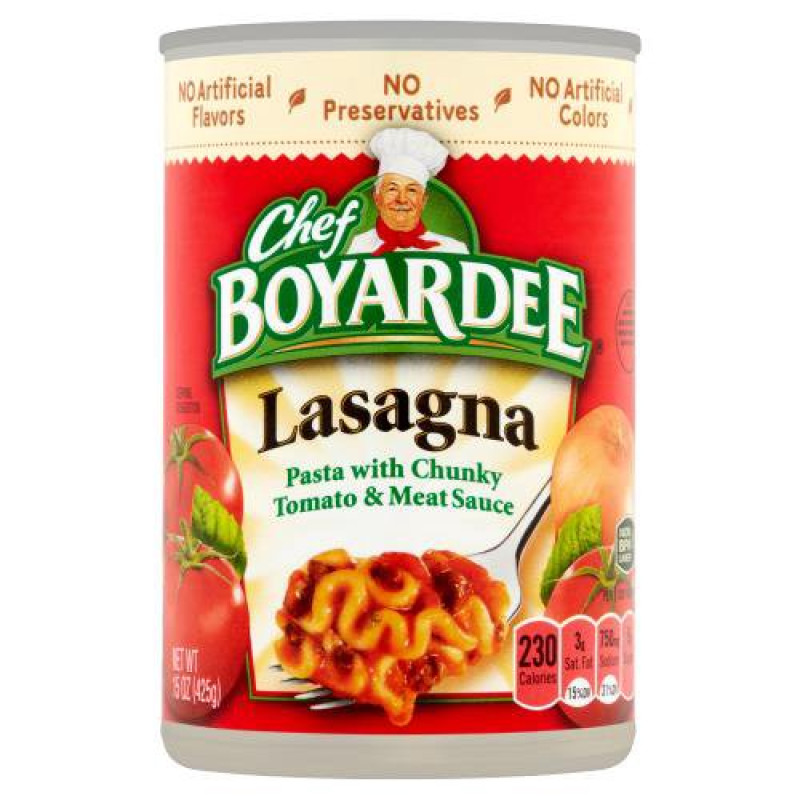 Chef Boyardee Lasagna Chef Boyardee Lasagna