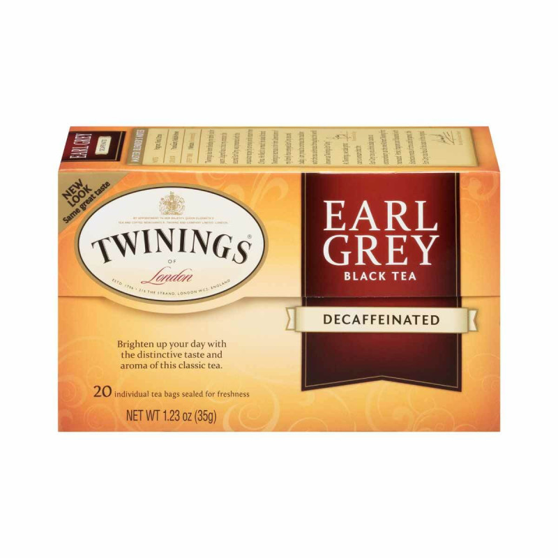 Twinings of London Classics Decaffeinated Earl Grey Tea