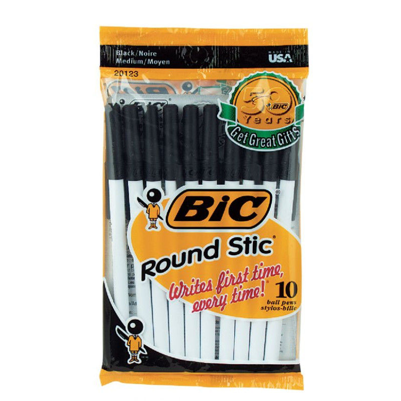 Bic Round Stic Ball Pens