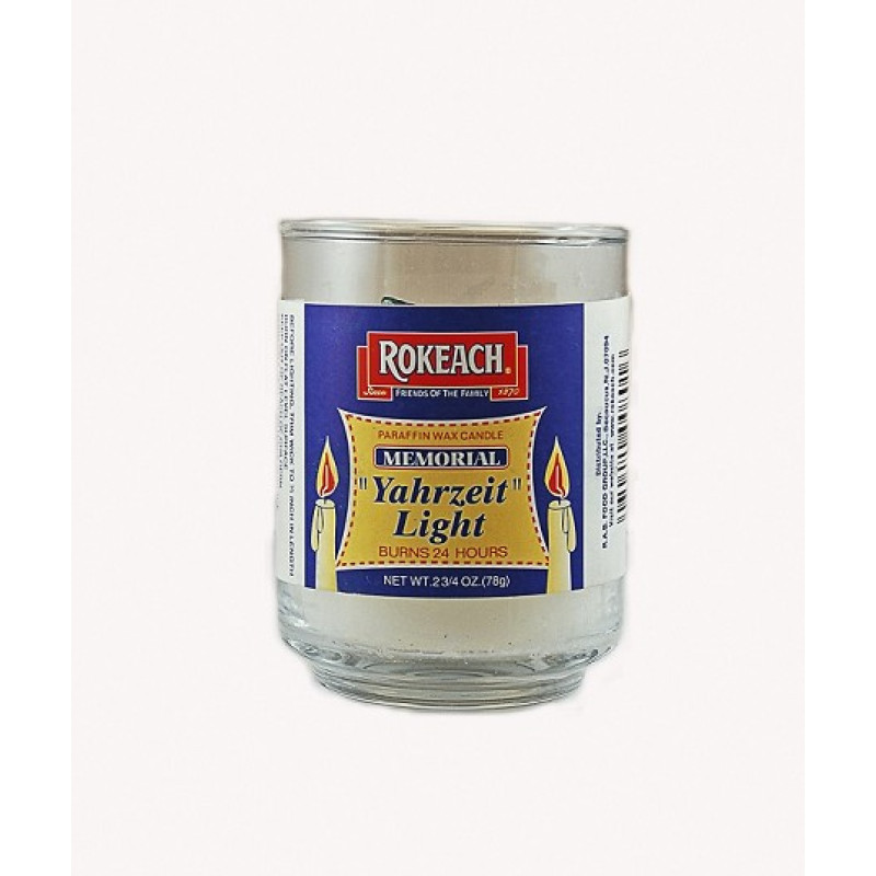 Rokeach Paraffin Wax Candle