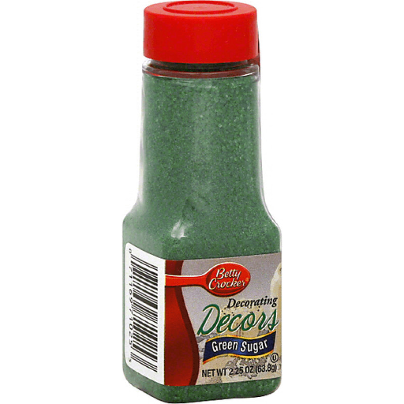 Betty Crocker Decorating Decors - Green Sugar