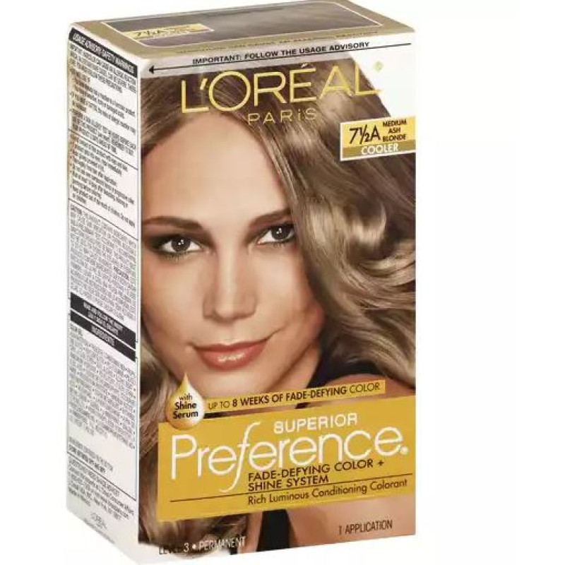 L'Oreal® Paris Cooler 7-1/2A Medium Ash Blonde Hair Color L'Oreal® Paris Cooler 7-1/2A Medium Ash Blonde Hair Color