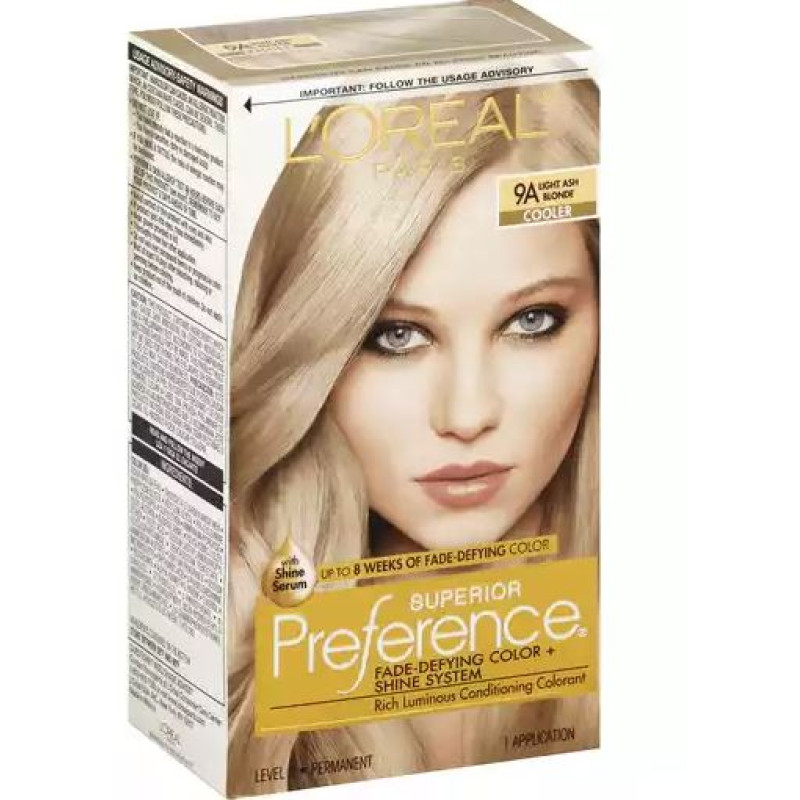 L'Oreal® Paris Cooler 9A Light Ash Blonde Hair Color L'Oreal® Paris Cooler 9A Light Ash Blonde Hair Color