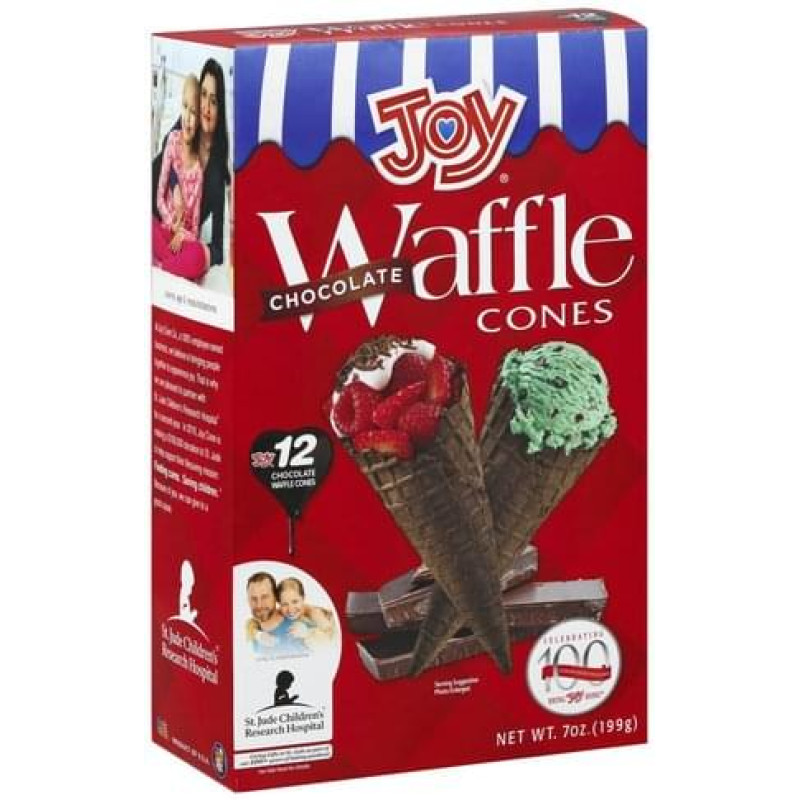 Joy Cone Chocolate Waffle Cones