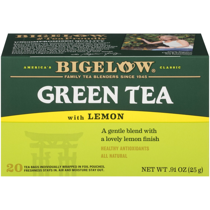 Bigelow Green Tea Bags with Lemon