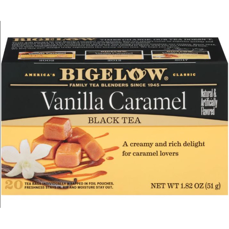 Bigelow Tea Bags - Vanilla Caramel Bigelow Tea Bags - Vanilla Caramel