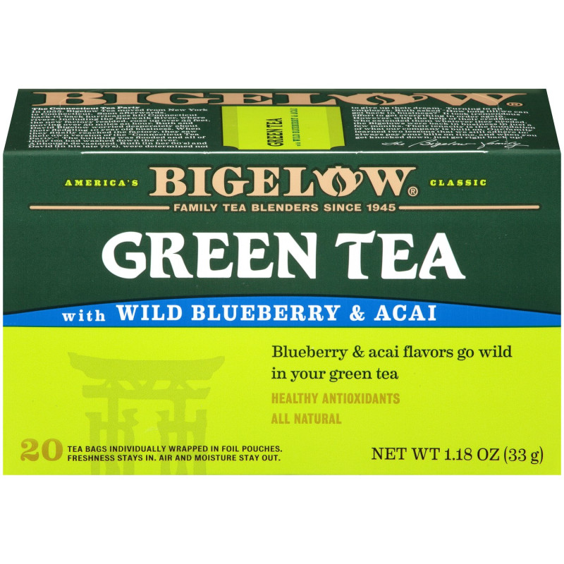 Bigelow Green Tea Bags - with Blueberry