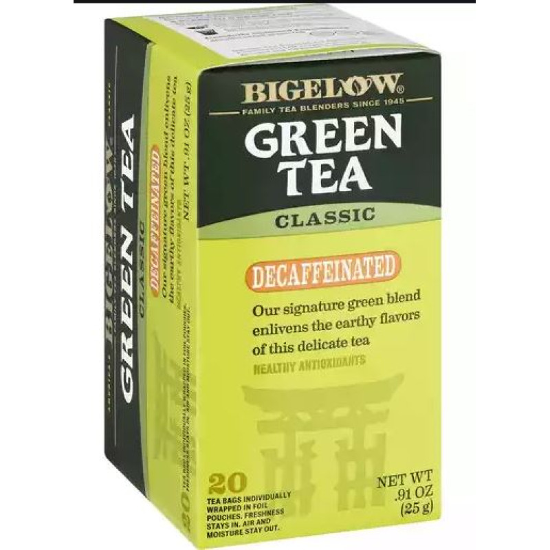 Bigelow Green Tea Bags - Decaffeinated