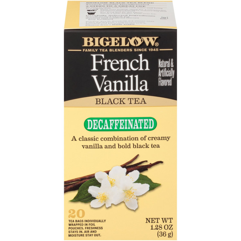 Bigelow Herbal Tea Bags - Decaf French Vanilla Bigelow Herbal Tea Bags - Decaf French Vanilla