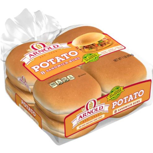 Arnold Country Potato Sandwich Buns, 8 Buns, 16 oz Arnold Country Potato Sandwich Buns, 8 Buns, 16 oz