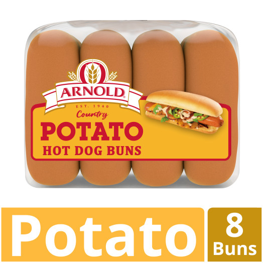 Arnold Country Potato Hot Dog Buns, 8 Buns, 16 oz Arnold Country Potato Hot Dog Buns, 8 Buns, 16 oz