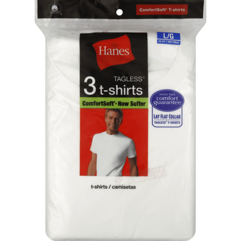Hanes Men's V-Neck - Medium