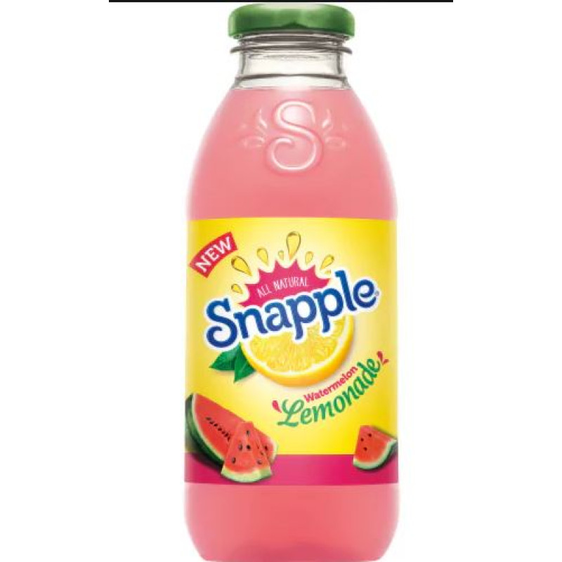 Snapple Watermelon Lemonade 16oz Bottle Snapple Watermelon Lemonade 16oz Bottle