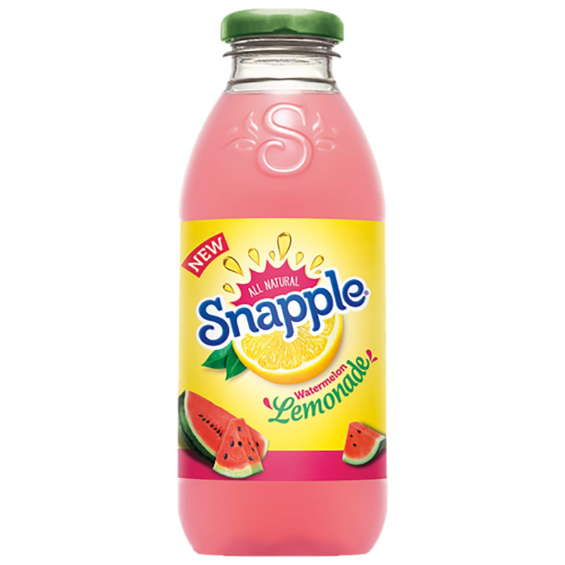 Snapple Watermelon Lemonade 64oz Bottle Snapple Watermelon Lemonade 64oz Bottle