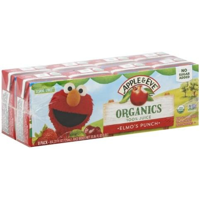 Apple & Eve Organics Elmo's Punch 100% Juice