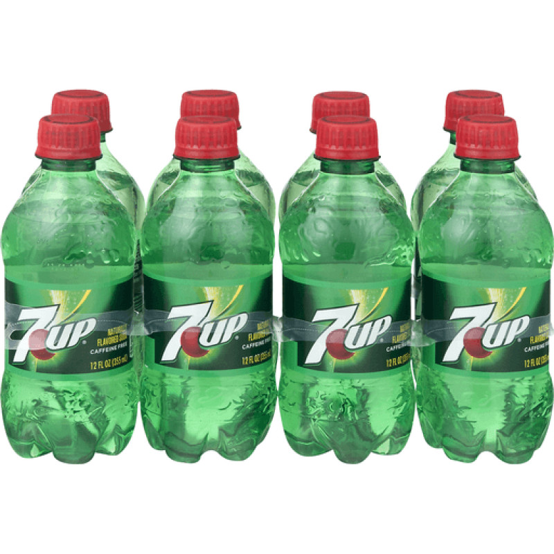 7UP Lemon Lime Soda - 8 pack