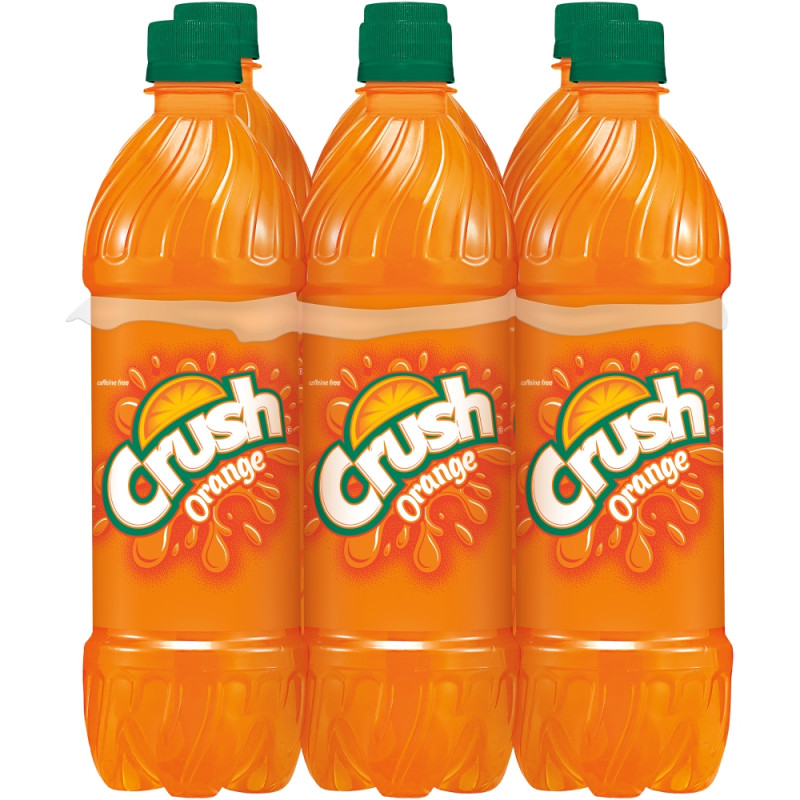 Crush Orange Soda - 6 Pack Bottles