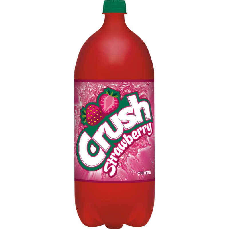 Crush Strawberry Soda - 2 Liter Bottle Crush Strawberry Soda - 2 Liter Bottle