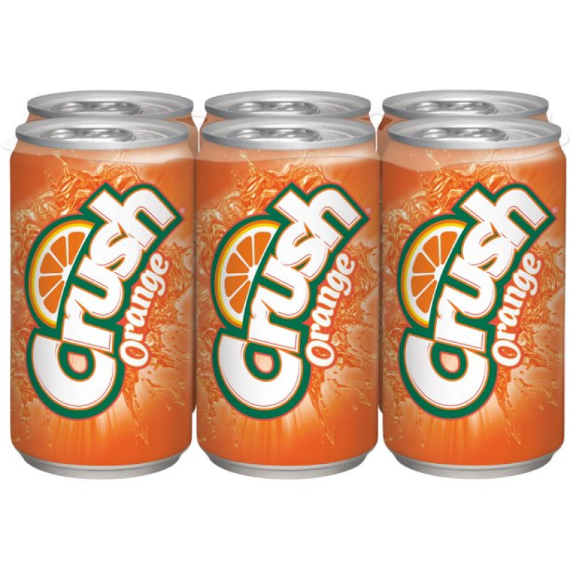 Crush Crush Orange Soda - 6 Pack Cans