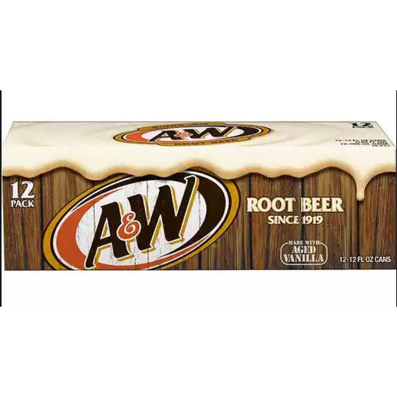 A&W Products Root Beer - 12 Pack Cans A&W Products Root Beer - 12 Pack Cans