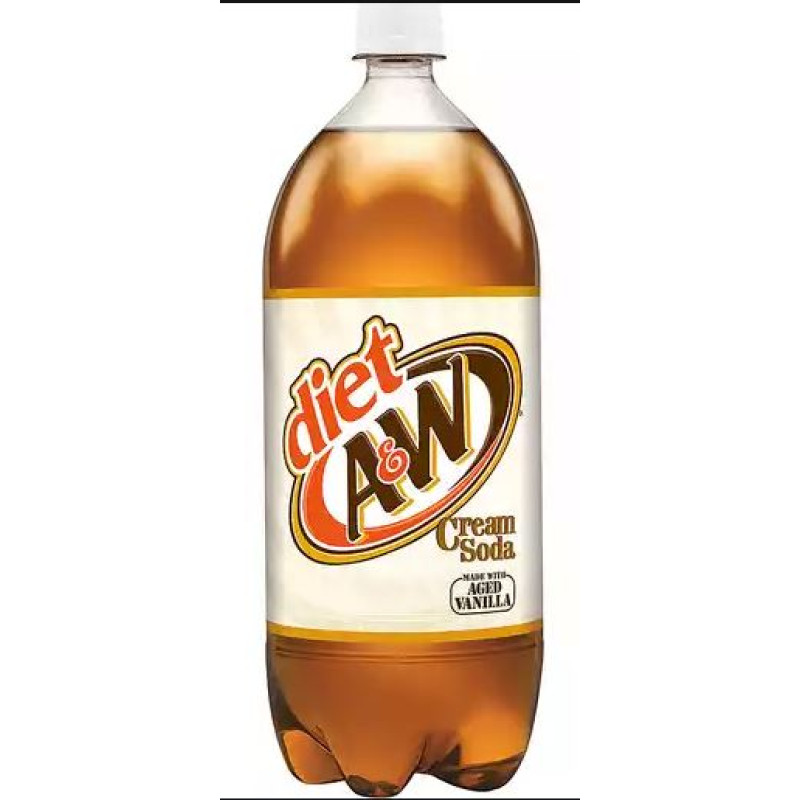 A&W Diet Cream Soda - Single Bottle