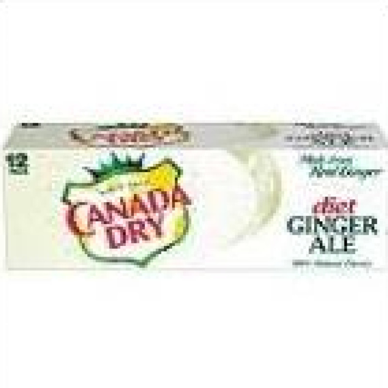Canada Dry Diet Ginger Ale - 12 Pack Cans
