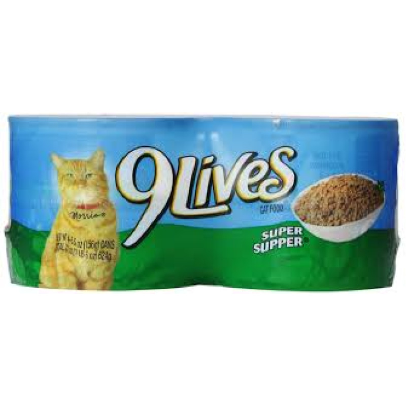 9Lives Cat Food - Tender Slices with Real Chicken & Fish 9Lives Cat Food - Tender Slices with Real Chicken & Fish