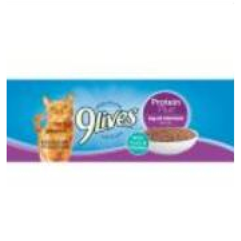9Lives Protein Plus Cat Food - With Tuna & Chicken, 4 ct 9Lives Protein Plus Cat Food - With Tuna & Chicken, 4 ct