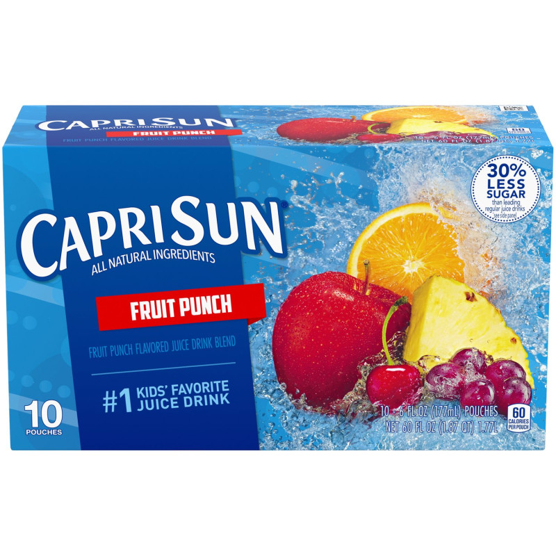 Capri Sun Fruit Punch Ready-to-Drink Soft Drink Capri Sun Fruit Punch Ready-to-Drink Soft Drink