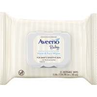 AVEENO BABY Hand & Face Wipes with Oat Extract, Fragrance-Free 25ct AVEENO BABY Hand & Face Wipes with Oat Extract, Fragrance-Free 25ct