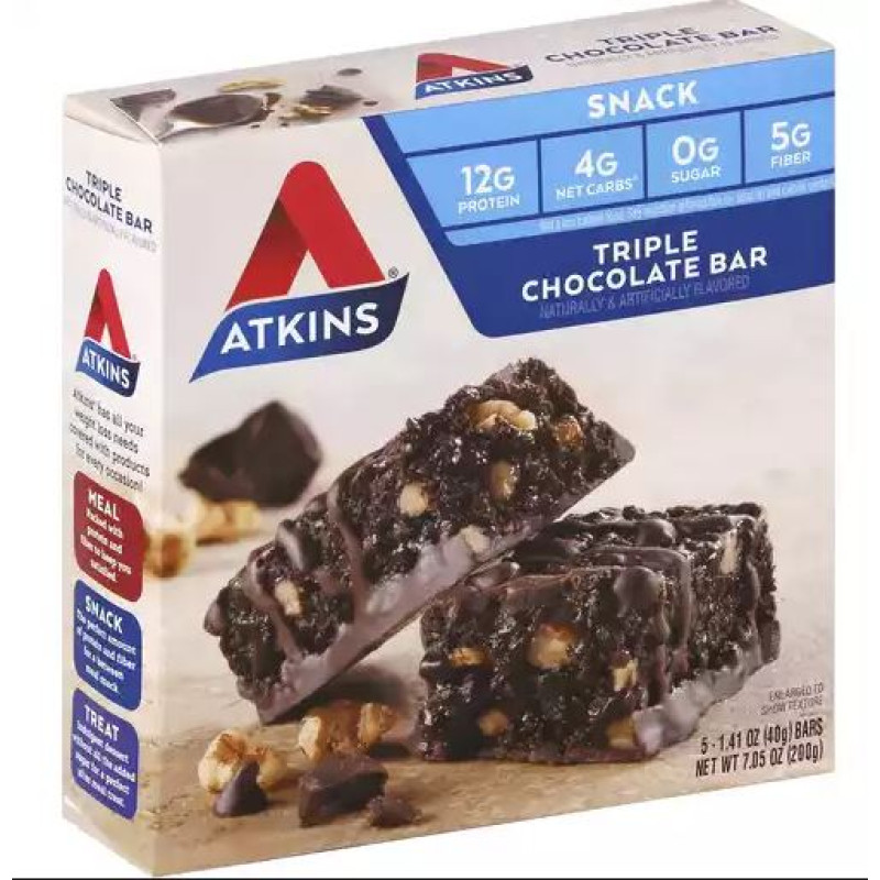 Atkins Advantage Triple Chocolate Bars Atkins Advantage Triple Chocolate Bars