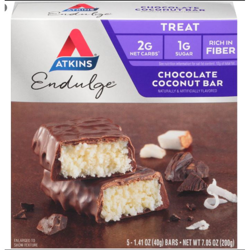 Atkins Endulge Bar - Chocolate Coconut Atkins Endulge Bar - Chocolate Coconut