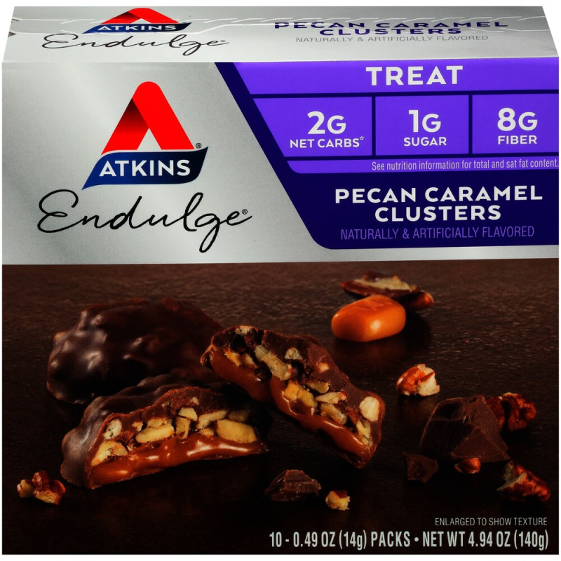 Atkins Endulge - 5 Pecan Cramel Clusters Atkins Endulge - 5 Pecan Cramel Clusters