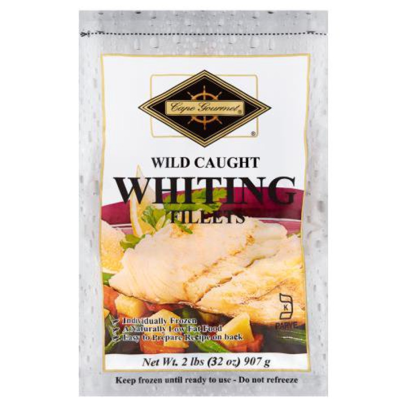 Cape Gourmet Individually Quick Frozen Kosher Whiting Fillets Cape Gourmet Individually Quick Frozen Kosher Whiting Fillets