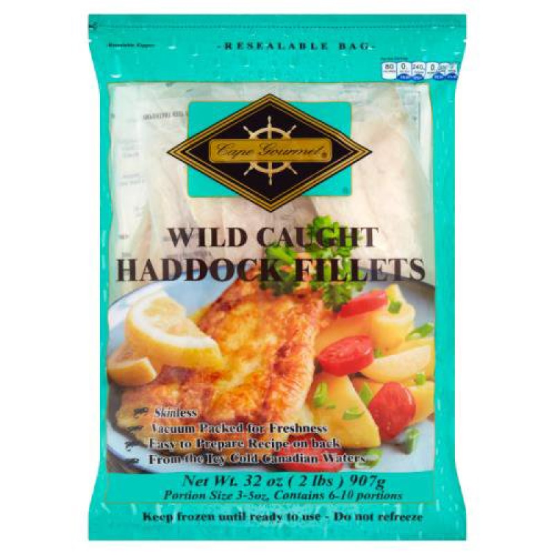 Cape Gourmet Haddock Fillets, Wild Caught Cape Gourmet Haddock Fillets, Wild Caught