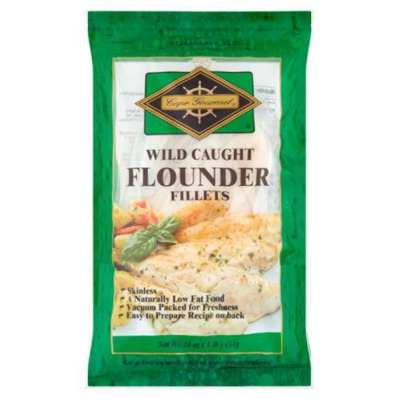Cape Gourmet Flounder Fillets, Wild Caught Cape Gourmet Flounder Fillets, Wild Caught