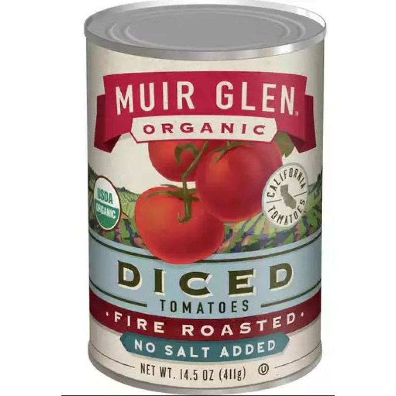 Muir Glen Organic Diced Fire Roasted Tomatoes Muir Glen Organic Diced Fire Roasted Tomatoes